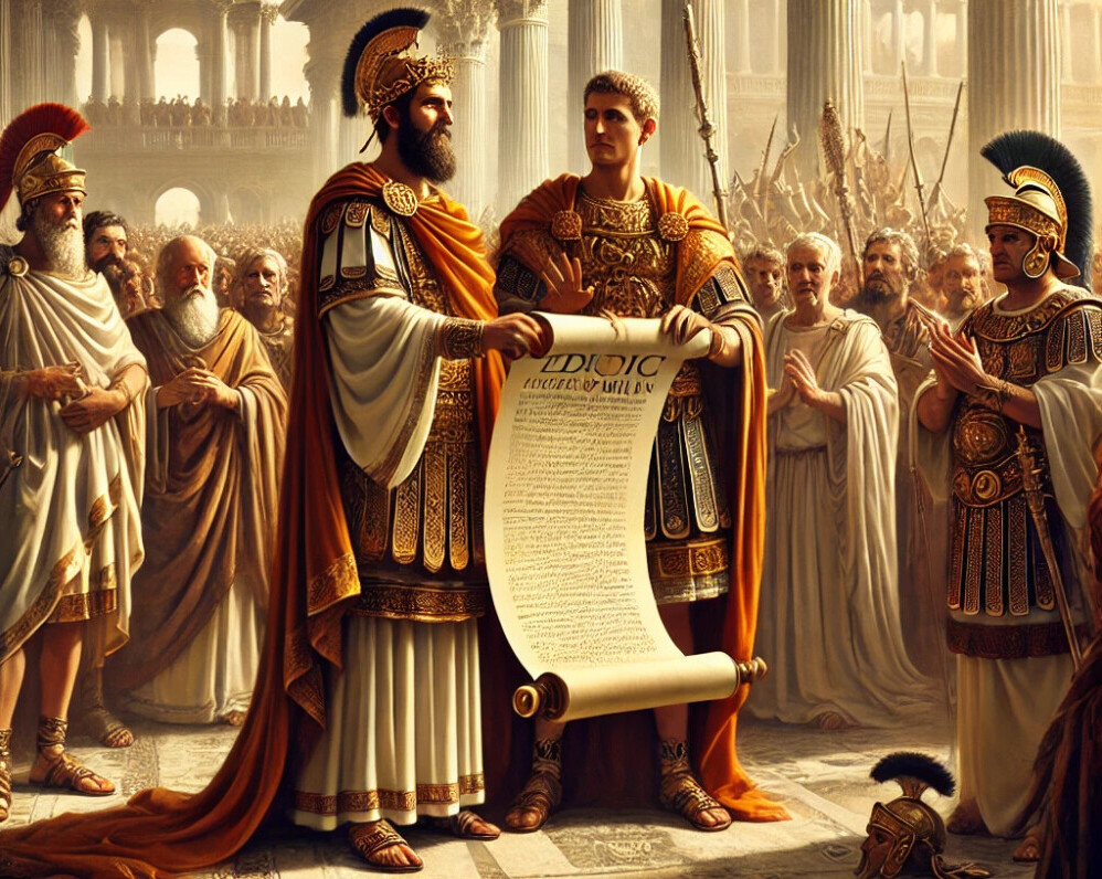 Emperador Constantino y el Edicto de Milán